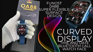 Oa88 smartwatch time and date settting cofit application setup  oa88 smart watch wallpaper setup [upl. by Atnuahsal]