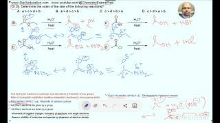 Q125 MESOMERIC EFFECT and ELECTROMERIC EFFECT  NUCLEOPHILIC SUBSTITUTION on CARBONYL CARBONS [upl. by Fortin221]