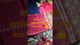 Meesho se online shopping kurti pant dupatta onlineshopping shopping meesho kurtiset nice [upl. by Euqinot]