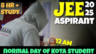 KOTA  A day in the life of A JEE Aspirant  Grade 12 JEE ASPIRANT 2025 [upl. by Xxam77]