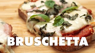 Recette de Tartines Bruschetta avec du Fromage et Jambon [upl. by Arick214]