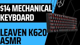 🤩KEYBOARD🤩 ASMR🤩 Leaven k620 Unboxing  Review [upl. by Ynaffet208]