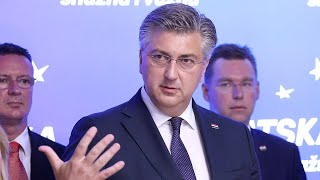 Plenković quotSuradnja s Domovinskim pokretom je normalnaquot [upl. by Einneb]