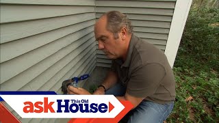 How to Rebuild a Hose Spigot  Ask This Old House [upl. by Eelessej]