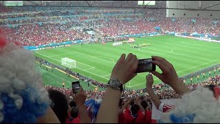 El Poder de un Himno que hizo Ganar un Partido Chile vs España en Mundial Brasil 2014 [upl. by Barrada]