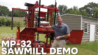 2024 Cooks Saw MP32 Portable Sawmill Demo [upl. by Agrippina]