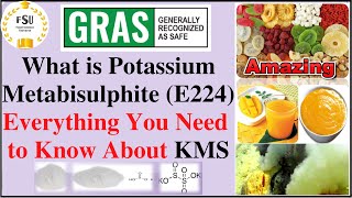 What is Potassium Metabisulphite KMSEverything You Need to Know About KMSE224UrduHindi [upl. by Pettiford]