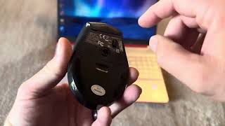 Unboxing Usage Setup and Issues of Tecknet Wireless Mouse [upl. by Eenitsed]