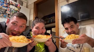 SPAGHETTI A MEZZANOTTE MUKBANG SELVAGGIO CON RUTTO DI DENIS [upl. by Liartnod274]