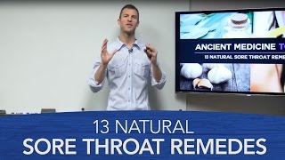 13 Natural Sore Throat Remedies [upl. by Lehcin332]