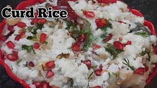 ಹೋಟೆಲ್ ಶೈಲಿಯಲ್ಲಿ ಮೊಸರನ್ನ ಮಾಡುವ ವಿಧಾನ  Hotel Style Curd Rice recipe [upl. by Cida]