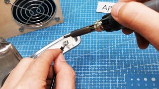 How to solder stainless steel with soldering iron [upl. by Latsyrd]