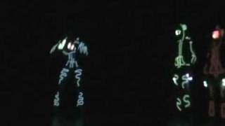 Electroluminescent Dance Show [upl. by Haida]