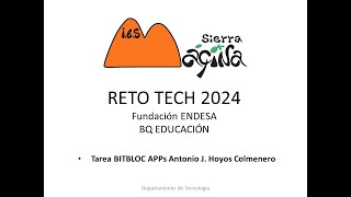 TAREA BITBLOQ APPs ANTONIO HOYOS COLMENERO IES SIERRA MÁGINA [upl. by Leventis113]