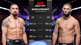 Robert Whittaker vs Khamzat Chimaev Full Fight  UFC 308 Fight [upl. by Hamrnand600]