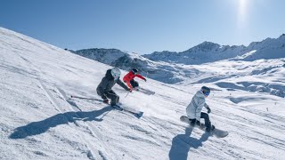 Venez tester les pistes sportives du domaine Tignes  Val dIsère [upl. by Jillayne]