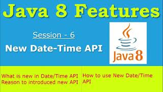 6  Java 8  New Date Time API  Usage with Examples java java8 datetime [upl. by Aluap]