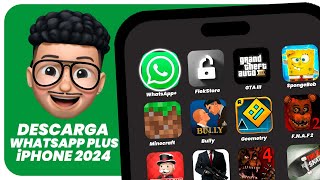 WHATSAPP PLUS en iPHONE 2024  WHATSAPP WATUSI en iOS 17 [upl. by Nagaer]