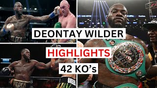 Deontay Wilder 42 KOs Highlights amp Knockouts [upl. by Cardie]