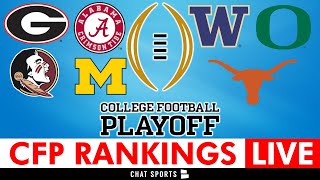 College Football Playoff Top 25 Rankings 2023 LIVE [upl. by Worden]