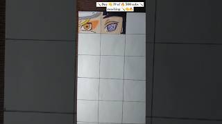 Hinata eye drawing youtube shorts👊🔥🍾 [upl. by Ahsino]