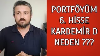 KRDMR HİSSE SENEDİ NEDEN PORTFÖYÜMDE  KARDEMİR D HİSSE İNCELEME [upl. by Aninahs]