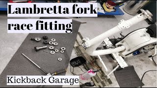 Lambretta fork bearing race fitting [upl. by Rovit404]