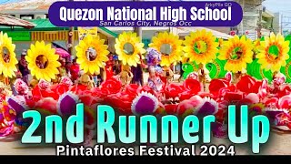 QUEZON NATIONAL HIGH SCHOOL STREET DANCE PERFORMANCE PINTAFLORES FESTIVAL 2024 [upl. by Kone]