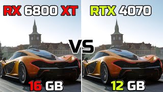 RX 6800 XT vs RTX 4070  Testing in New Games 2024 [upl. by Gridley43]