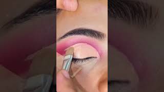 Make half cut crease in easy way shorts makeuptutorial thredinginparlour eyemakeup makeuptime [upl. by Oak]