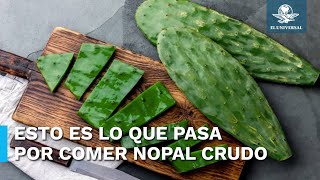 Estos son los beneficios de comer nopal crudo en ayunas [upl. by Clemmy878]