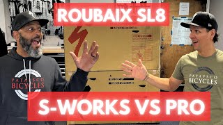 SWorks Roubaix SL8 vs Roubaix SL8 Pro [upl. by Eugenides]