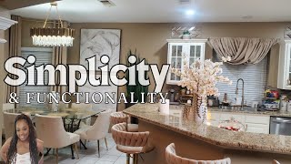 Simplicity amp Functionality Kitchen Edition COUNTERTOP KITCHEN STYLINGDECORATE MY KITCHEN WITH ME🌟 [upl. by Marienthal]