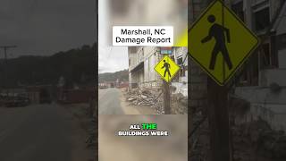 Behind the scenes footage of Marshall NC after flood from Hurricane Helene [upl. by Paapanen]