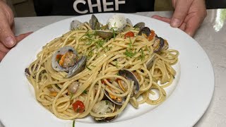 Spaghetti alle Vongole Chef Barbato [upl. by Thgiled983]