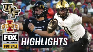 UCF Knights vs No 9 Iowa State Cyclones Highlights  FOX College Football [upl. by Ahsemrac425]