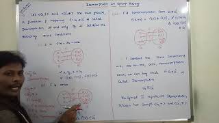 GROUP ISOMORPHISM  ISOMORPHISM IN GROUP THEORY  ISOMORPHISM BETWEEN GROUPS  GROUP THEORY  DMS [upl. by Erminia]