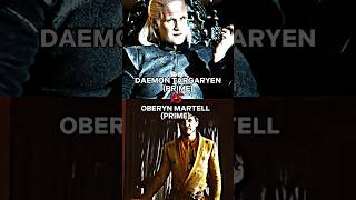 Daemon Targaryen VS Oberyn Martell Who wins gameofthrones vs asoiaf fyp got houseofthedragon [upl. by Ehrlich]