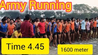 1600 meter running army  agniveer army 1600 meter running 1600 meter [upl. by Grete832]