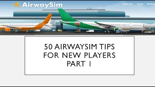 Airwaysim AWS 50 Tips for new players  Part 1 [upl. by Encratia]