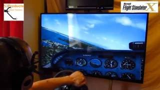 TrackIR Alternative Full System Gaming Head Tracking IR Clips free track Freetrack MS FSX [upl. by Laira]