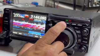 yaesu FT dx10 test sürüşü [upl. by Adorl132]