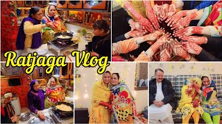 RATJAGA VLOG quot Shadi Ke Gulgulay Baji Ne Banaye  Sab Ne Mehendi Lagwayi❤️ [upl. by Cheston]