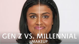 Makeup Comparison Gen Z vs Millennial Makeup amp Trends  Sephora [upl. by Rramo240]