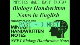 PART 1 BEST NEET BIOLOGY REPEATER NOTES BASIS OF CLASSIFICATION METAMERIC ENGLER amp PRANTL  4 [upl. by Iliam]