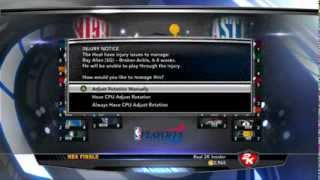 NBA 2K14 Association Simulation  Glitch discovered [upl. by Ihcelek391]