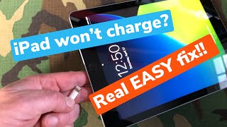 iPad not charging or Loose port DIY Real EASY fix  Save your  iPhone too [upl. by Klatt]