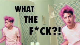 I DYED MY BROTHERS HAIR PINK PRANK WARS [upl. by Bloomer203]