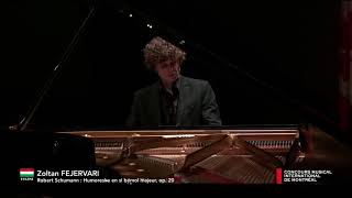 Zoltán Fejérvári performs Schumann Humoreske op 20 [upl. by Mailiw156]