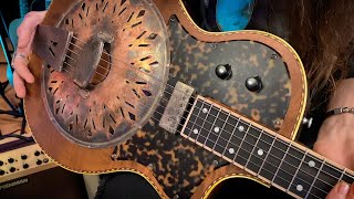 Unboxing The “MAVIS” from Mule Resophonic Guitars [upl. by Balkin]